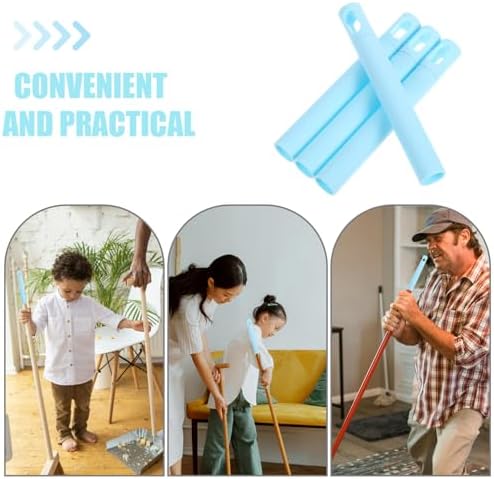 4Pcs Durable Nonslip Mop Handle Caps for Broom Rods