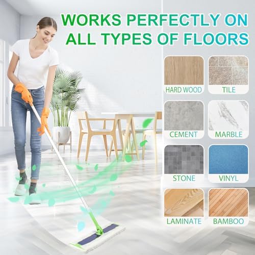 SAUAUSUN 40 Count XL Mop Pad Refills for Swiffer XL