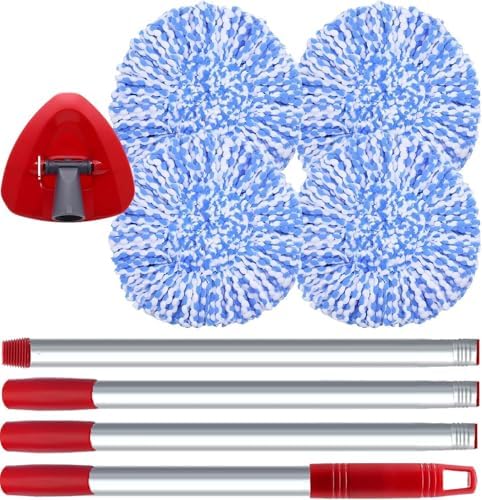 Bublador Spin Mop Replacement Heads for Ocedar 2-Tank System
