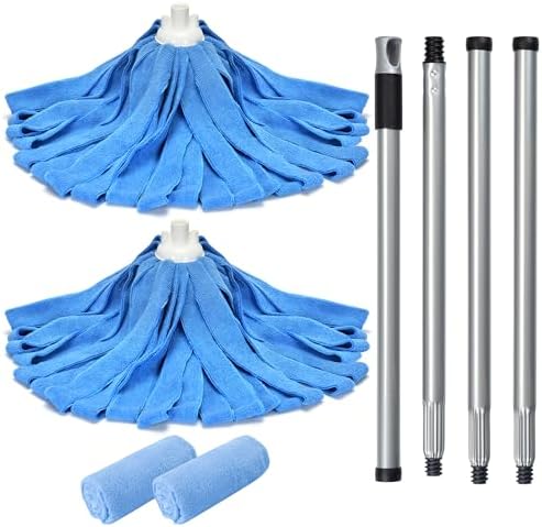 Matthew Microfiber Cloth Mop Refill with 54 Stainless Steel Handle