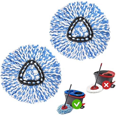 MXZONE Spin Mop Replacement Heads 2 Pack