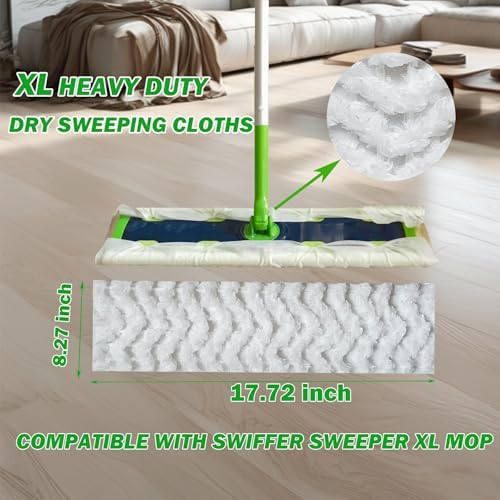 SoliFairy XL Dry Sweeping Cloth Refills for Swiffer Sweeper XL Mop