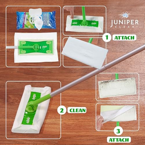 Juniper CLEAN Wet Floor Wipes 20 Count Multi-Surface Refill