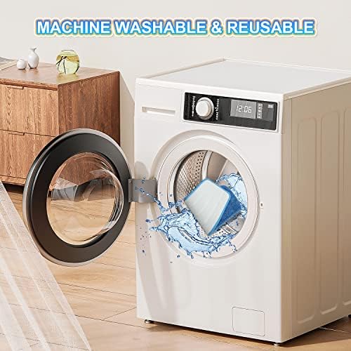 3 Pack Microfiber Mop Pads for Wet Dry Mop Replacement