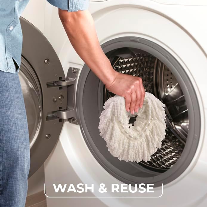O-Cedar EasyWring Spin Mop Head Replacement Pack of 12 1