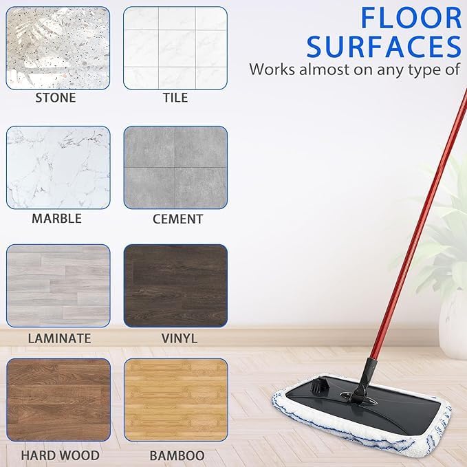 SavStor 10 Pack Microfiber Mop Pad Covers Replacement