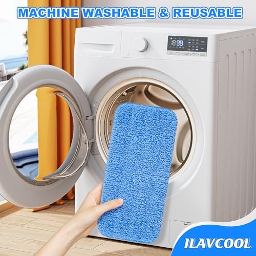 ILAVCOOL 9 Pack Reusable Mop Pads for Swiffer WetJet