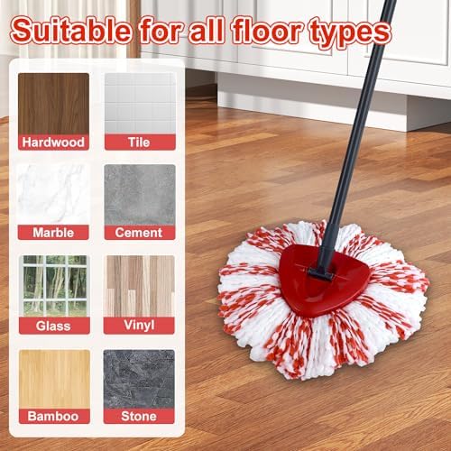 3 Pack Deep Clean Refill for Oceda EasyWring Spin Mop System