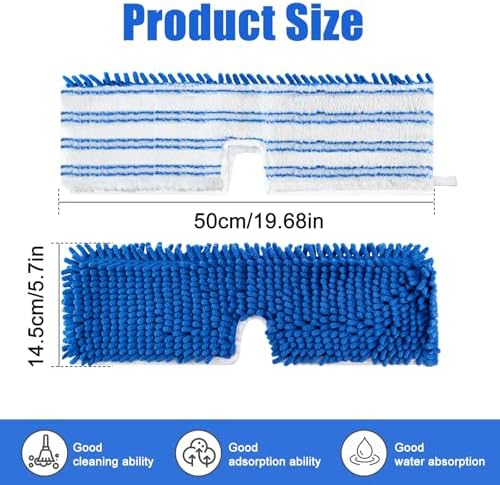 Yuunaie Mop Heads Replacement for O-Cedar Flip Mop 2 Pack 1