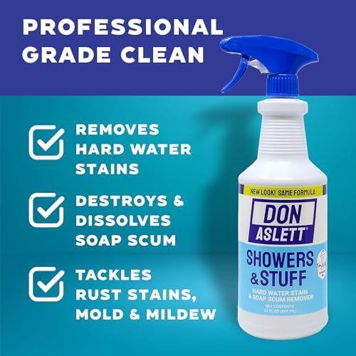Don Aslett Showers and Stuff 32 Oz Spray Bottle Pack of 2
