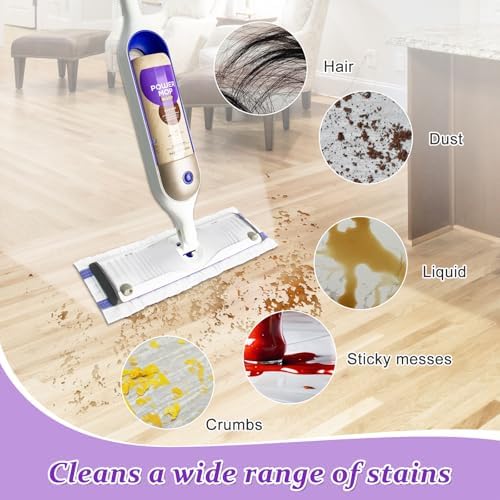 DLAIMI 12 Pack PowerMop Pads Refills for Swiffer