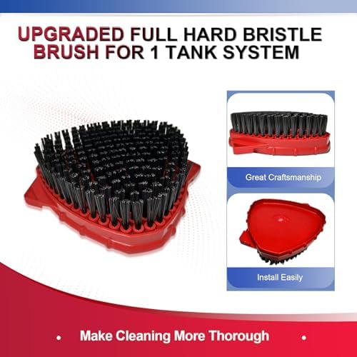 BywoBywo Upgraded Scrub Brush Mop Replacement Set 7 Pack