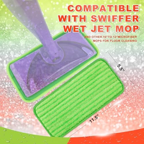 DR DAPPER Reusable Mop Pad Refills 4 Pack