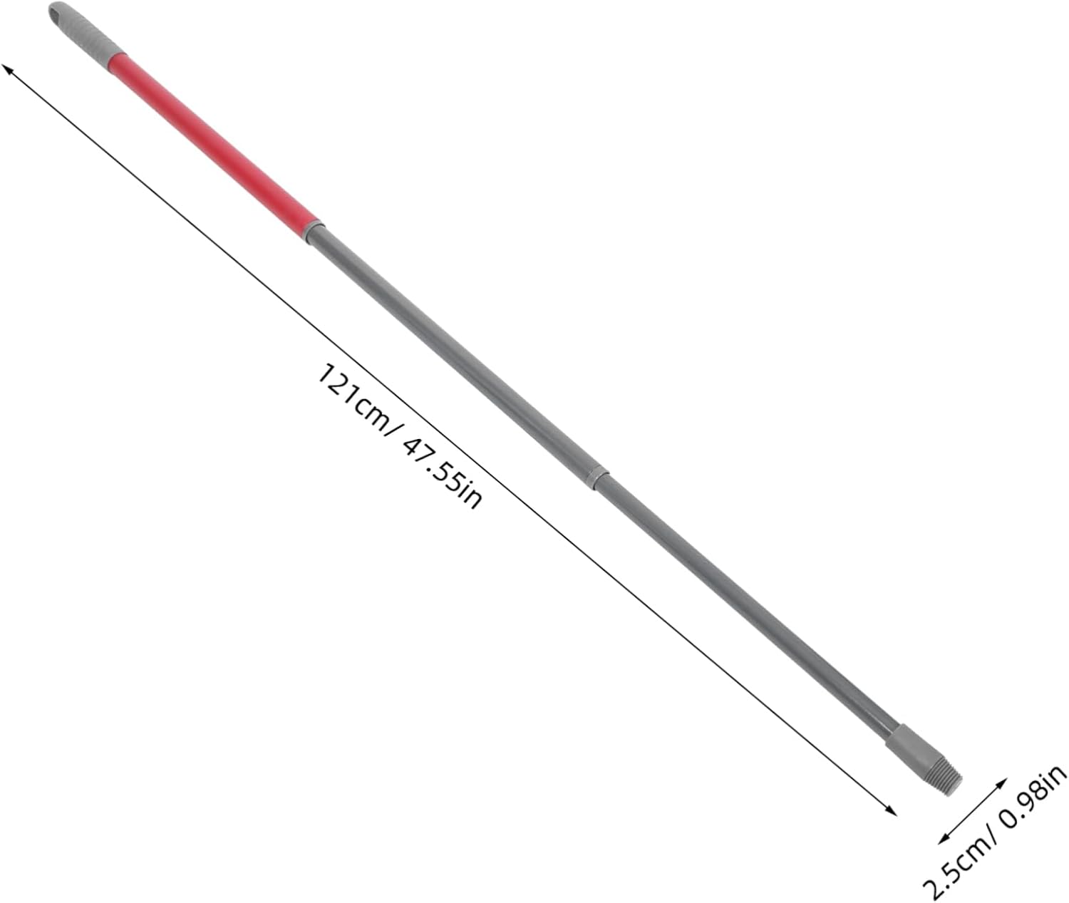 Mop Pole Replacement for Broom Head Attachment