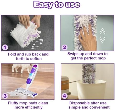30 Pack Power Mop Refill Pads for Swiffer Multi-Surface Mops