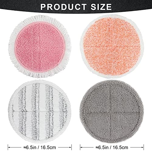 Bozdyru Electric Mop Pads 65 Inch 8 Pack