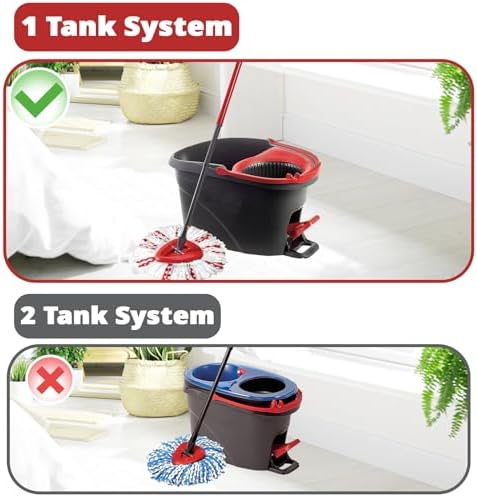 Spin Mop Head Replacement 3 Pack for EasyWring 1-Tank System