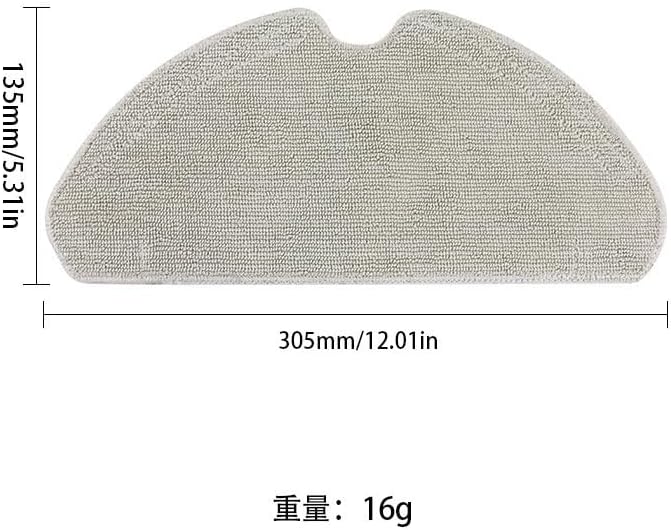 Marebm Mop Cloth for Dreame D10S 12 pcs