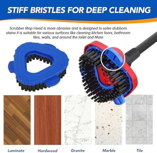 O Cedar RinseClean 2 Replacement Scrub Brush Head 2 Pack