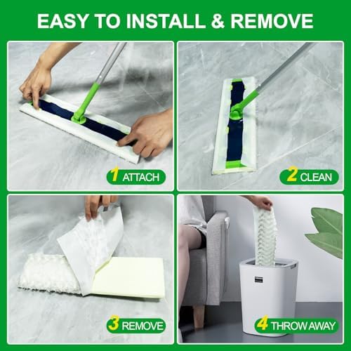 20 Count XL Heavy Duty Dry Mop Pads for Swiffer XL