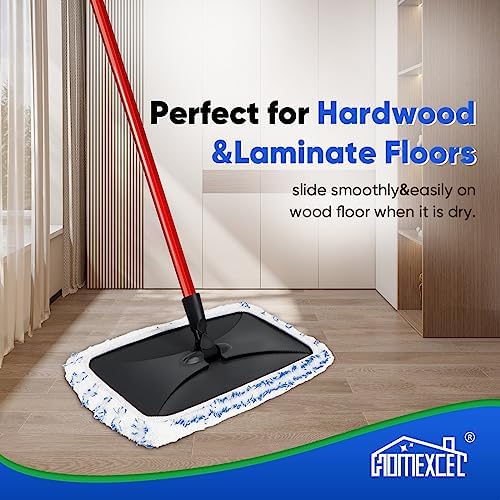 HOMEXCEL Reusable Microfiber Mop Pads 4 Pack