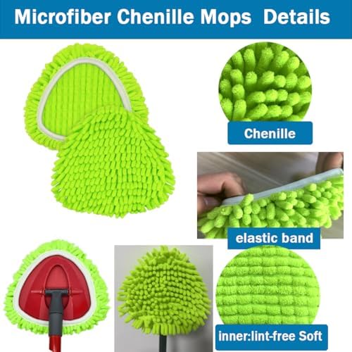 YWSHF Spin Mop Refill for O Cedar 3 Pack Replacement Heads