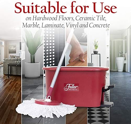Fuller Brush Microfiber Refill Mop Head - Hands-Free Cleaning