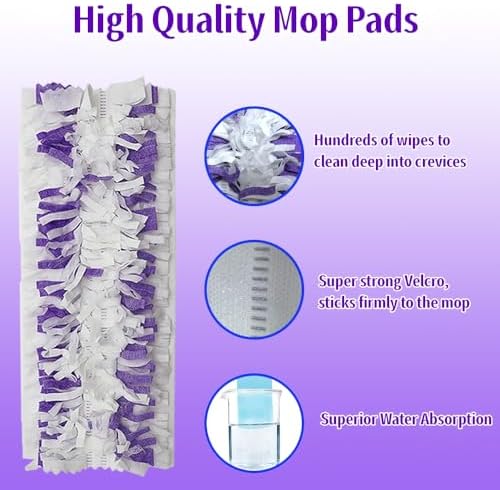 Disposable Mop Pads for S-wiff-er PowerMop 25 Count Refills