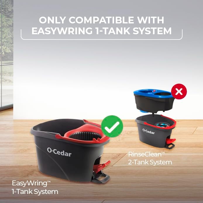 O-Cedar EasyWring Spin Mop Head Replacement Pack of 12 1