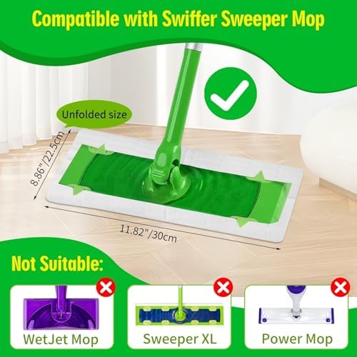 FURCIELOS Dry Sweeping Cloths for Swiffer 180 Count Refill Pack 1