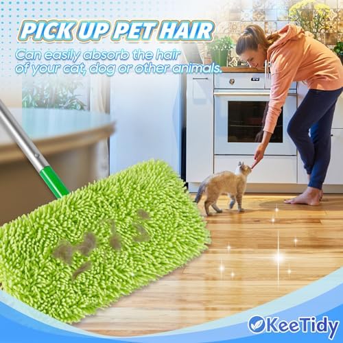 KeeTidy Reusable Mop Pads 3 Pack for Swiffer Sweeper 1