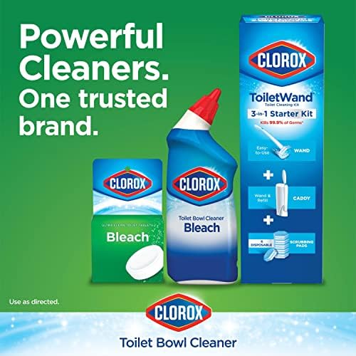 Clorox Ultra Clean Toilet Tablets with Bleach 2 Count 35 Ounces Each