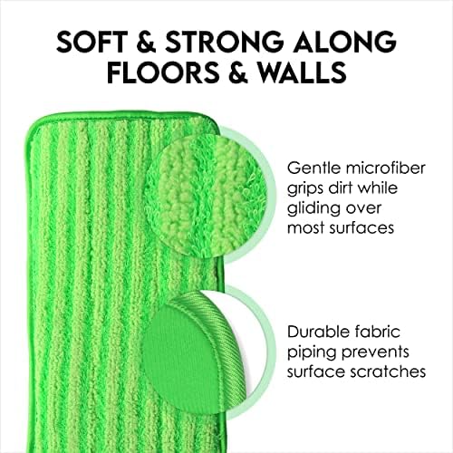 Turbo Microfiber Reusable Mop Pads 8 Pack