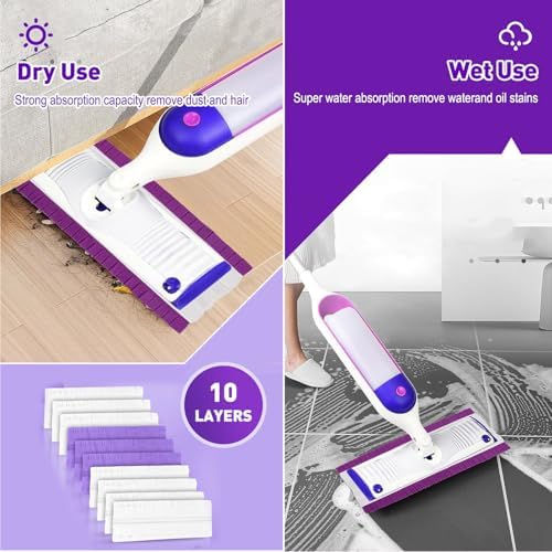 20 Pack Swiffer Power Mop Pad Refills - Multi-Surface Hardwood Compatible