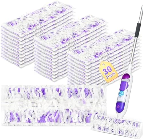 30 Pack Disposable Mop Pads Refills for PowerMop