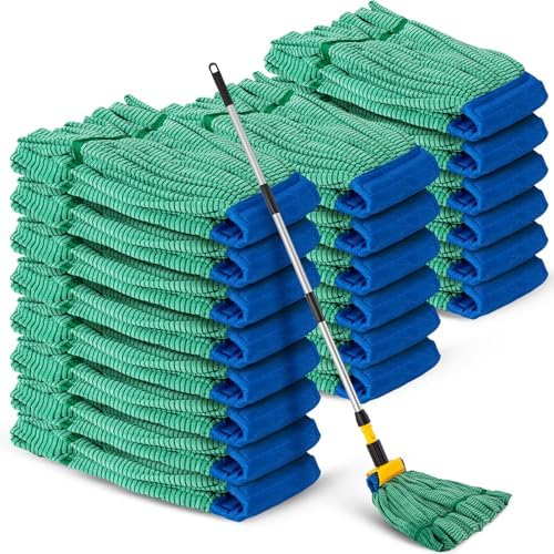 Hushee 6 Pack Heavy Duty Microfiber Tube Mop Heads
