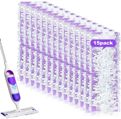 LOVECO 15 Pack Power Mop Refills Pads