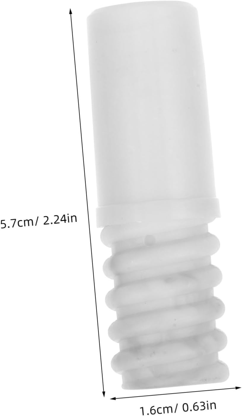 Ipetboom 4pc Mop Pole Adapter Kit Plastic Threaded Tips for Extension