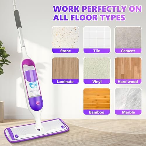 ILAVCOOL 18 Pack Reusable Mop Pads for Swiffer PowerMop