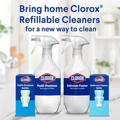 Clorox Refillable Bathroom Foamer Cleaner Starter Kit