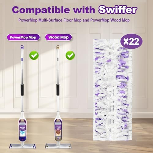22 Count Swiffer Power Mop Refill Pads for Multi-Surface Cleaning