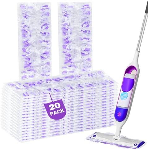 20 Pack Swiffer Power Mop Pad Refills - Multi-Surface Hardwood Compatible