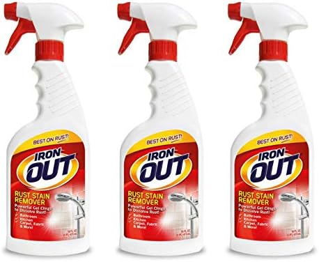 IRON OUT Rust Stain Remover Spray Gel 3-Pack