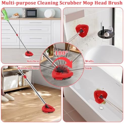 SIKEMAY 2 PCS O-Ceda Scrub Brush Replacement Heads