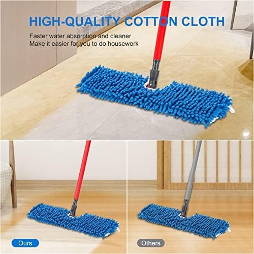 kCarpoly 2 Pack Thicken Mop Refills for Dual Action Flip System