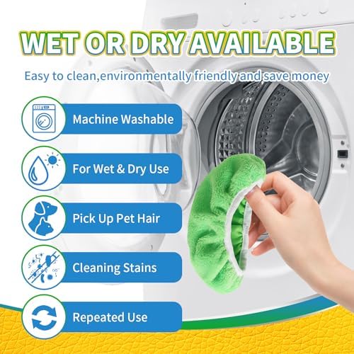 Zehrai Reusable Chenille Swiffer Mop Pads 5 Pack
