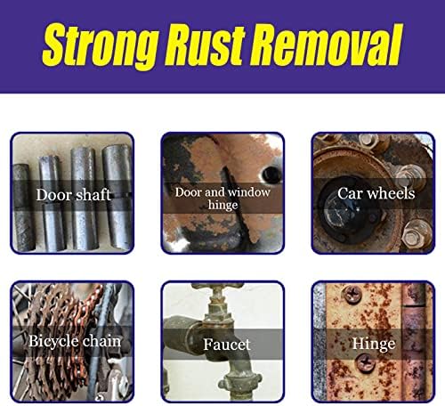Homomdy 8pcs Multipurpose Rust Remover Spray