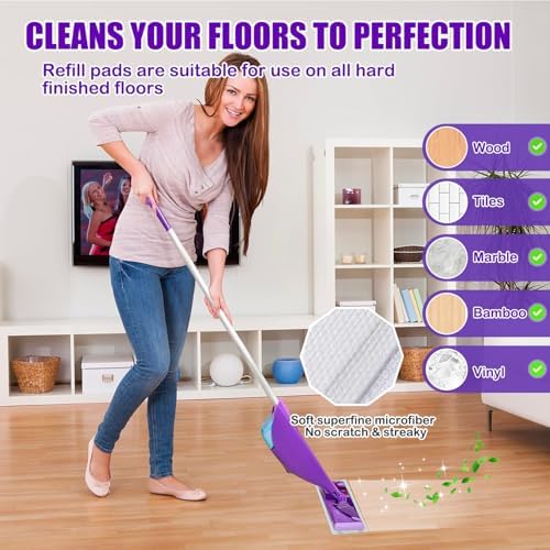20 Count Swiffer WetJet Mop Pads Refill 4 Layers Thickened Super Absorbent