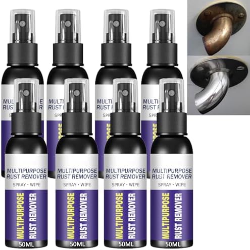 Homomdy 8pcs Multipurpose Rust Remover Spray