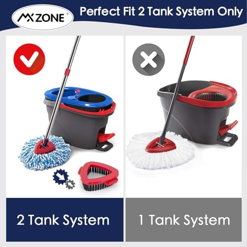 MXZONE Spin Mop Replacement Heads Set